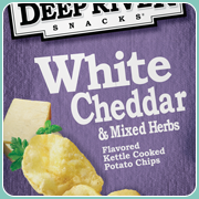 White Cheddar Potato Chip bag